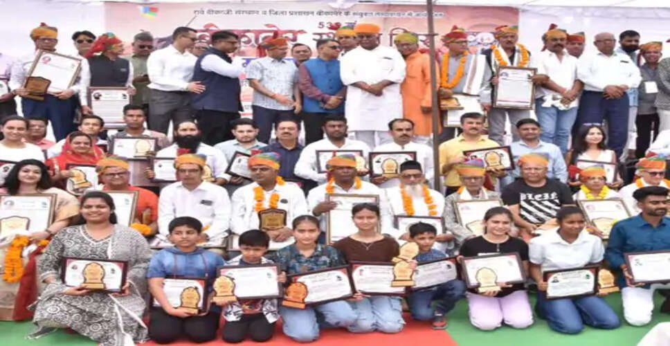 शहर का नाम रोशन करने वालों का सम्मान, बीकाजी की प्रतिमा पर पूजा-अर्चना और चंद्रशेखर को रायसिंह अवार्ड