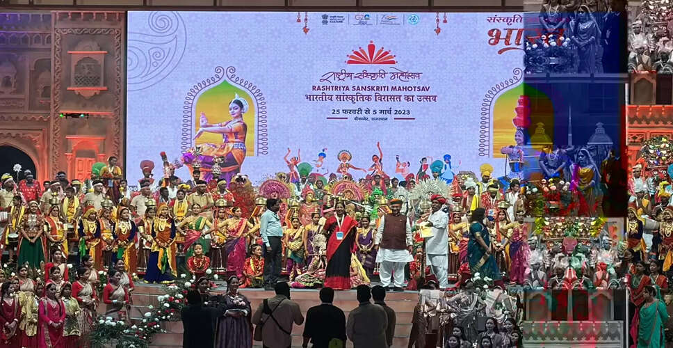 National Culture Festival 2023 : राष्ट्रपति द्रौपदी मुर्मू का एक दिवसीय बीकानेर दौरा,14वें राष्ट्रीय संस्कृतिक महोत्सव का किया उद्घाटन