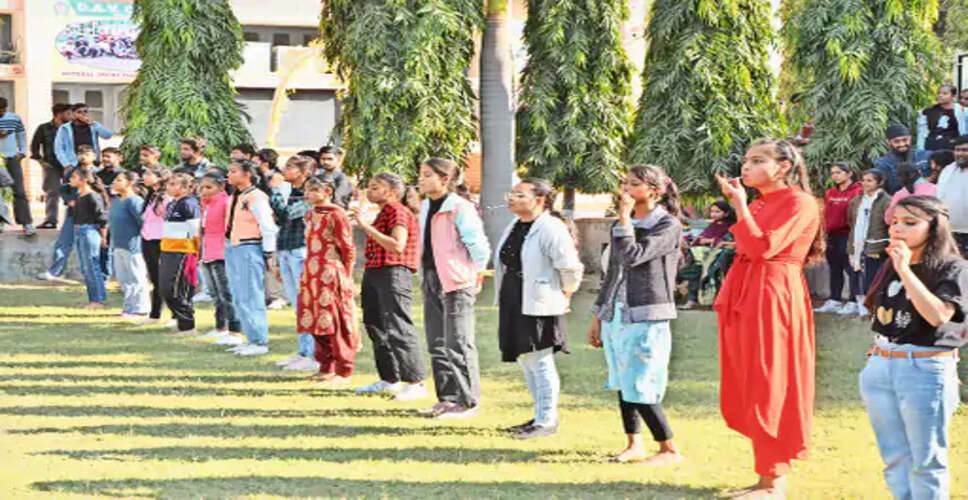 Sri ganganagar खेलकूद एवं सांस्कृतिक प्रतियोगिताओं में छात्र-छात्राओं ने प्रतिभा दिखाई