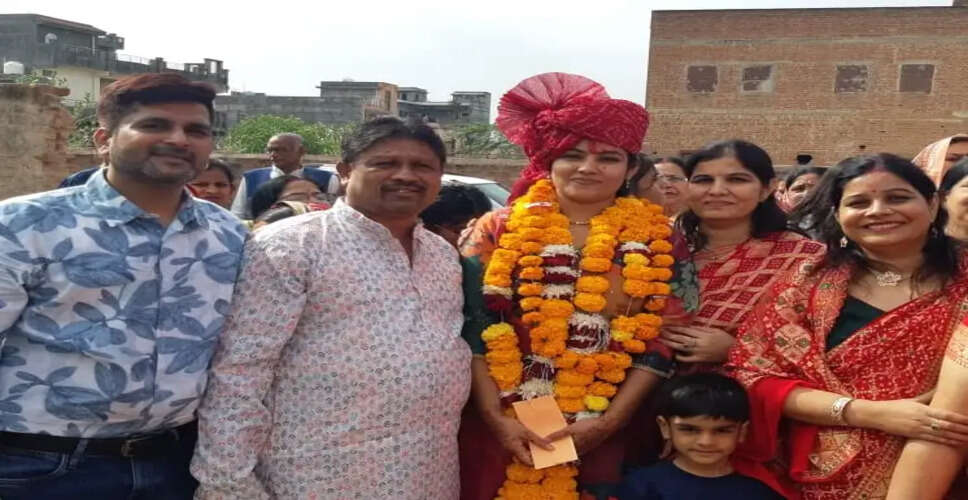 Bikaner&nbsp;छत्तीसगढ़ में नोखा पूजा बनीं डिप्टी कलेक्टर, लोगों ने किया स्वागत