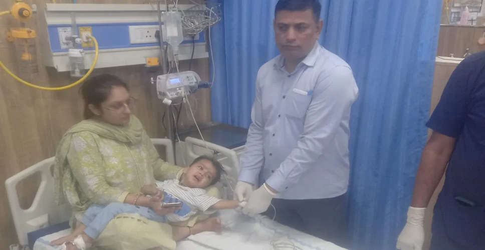 Jaipur में बच्चे को लगाया गया 17.50 करोड़ का इंजेक्शन