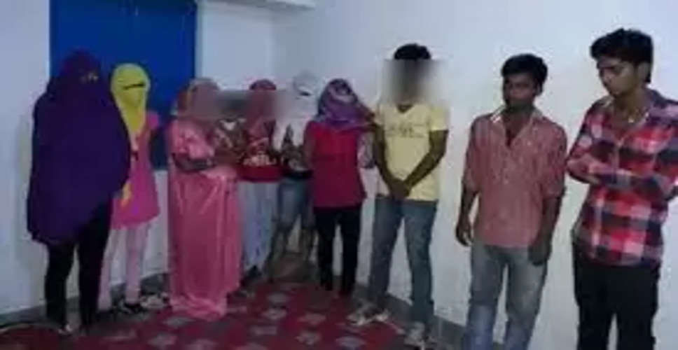 Chittorgarh देह व्यापार में चार गिरफ्तार, एक नाबालिग भी हिरासत में