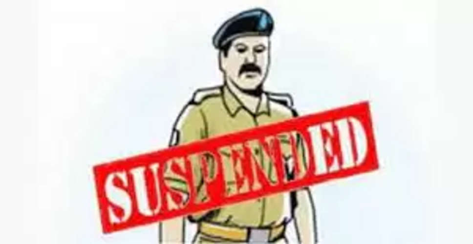 Udaipur DSP पर बदसलूकी का आरोप लगाने वाला कांस्टेबल सस्पेंड