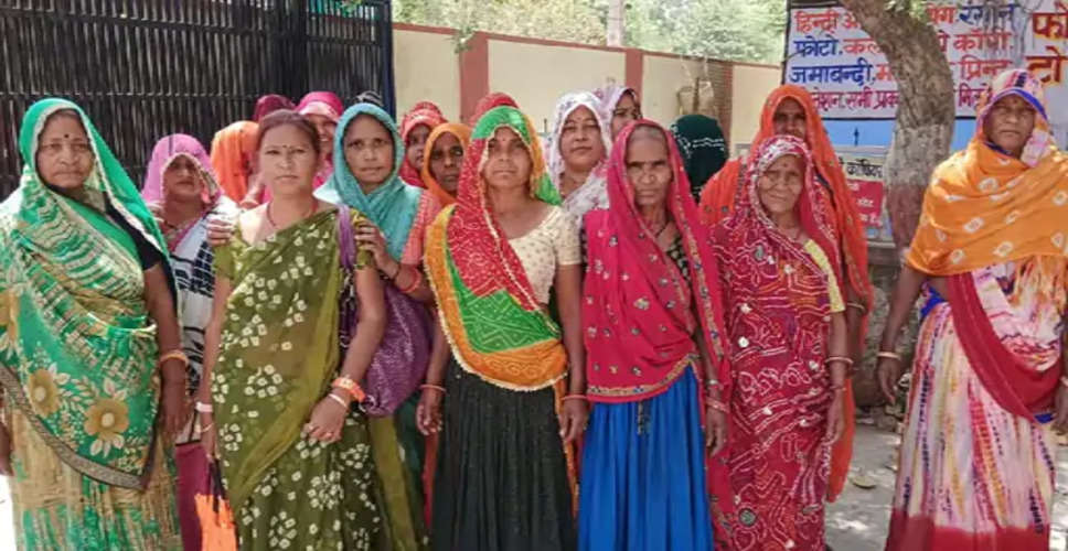 Sawai madhopur पानी को लेकर महिलाओं ने शहर में जमकर किया प्रदर्शन 