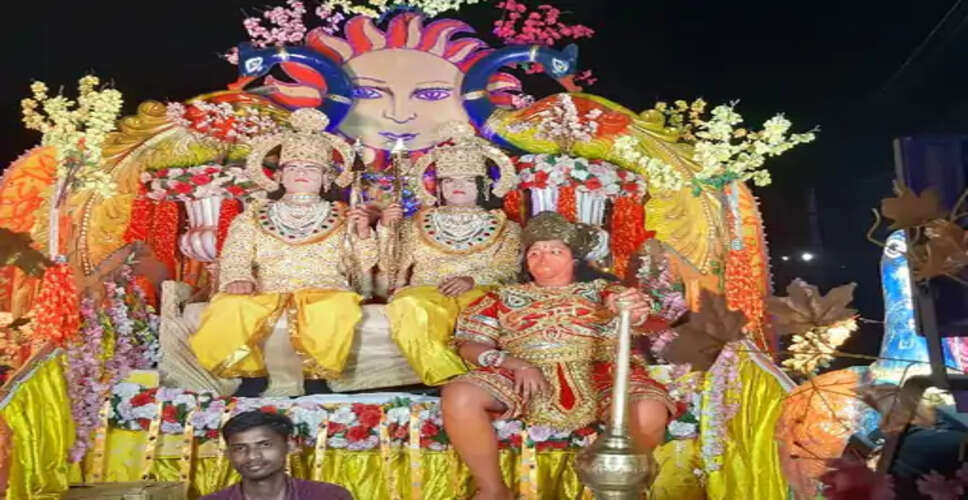 Dholpur जिले के बाड़ी कस्बे का ऐतिहासिक 12 भाइयों का मेला, देखने उमड़ा जनसैलाब, देर रात हुआ भरत मिलाप