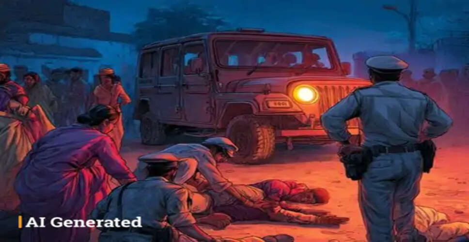 फरार आरोपियों को पकड़ने गई पुलिस को परिजनों ने घेरा, गाड़ी जलाने की धमकी; मौका पाकर भागे आरोपी, 1 दर्जन लोगों पर केस