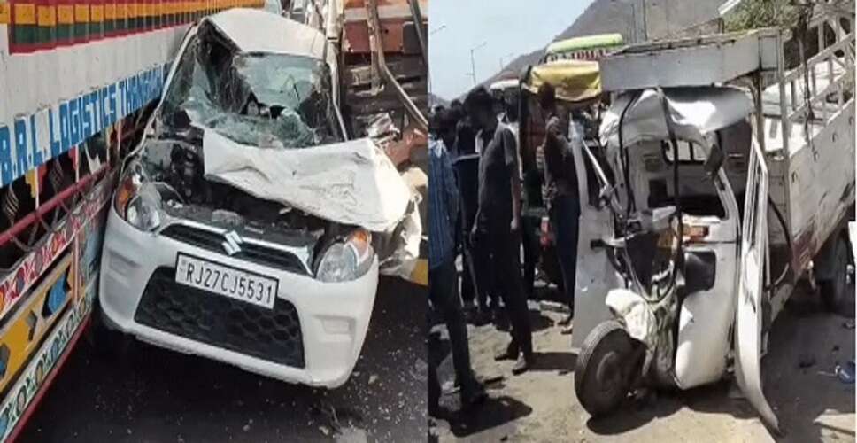 उदयपुर में भीषण सड़क हादसा: बेकाबू टैंकर ने 12 से ज्यादा वाहनों को मारी टक्कर, हाईवे पर मचा हड़कंप