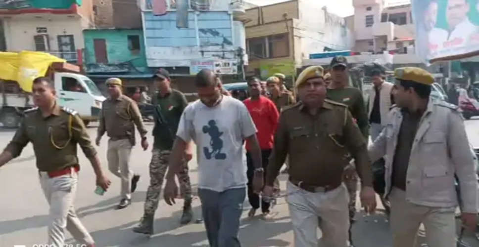 कोटा में हनीट्रैप के आरोपियों का पुलिस ने निकाला जुलूस, वीडियो में देखें पूरा मामला