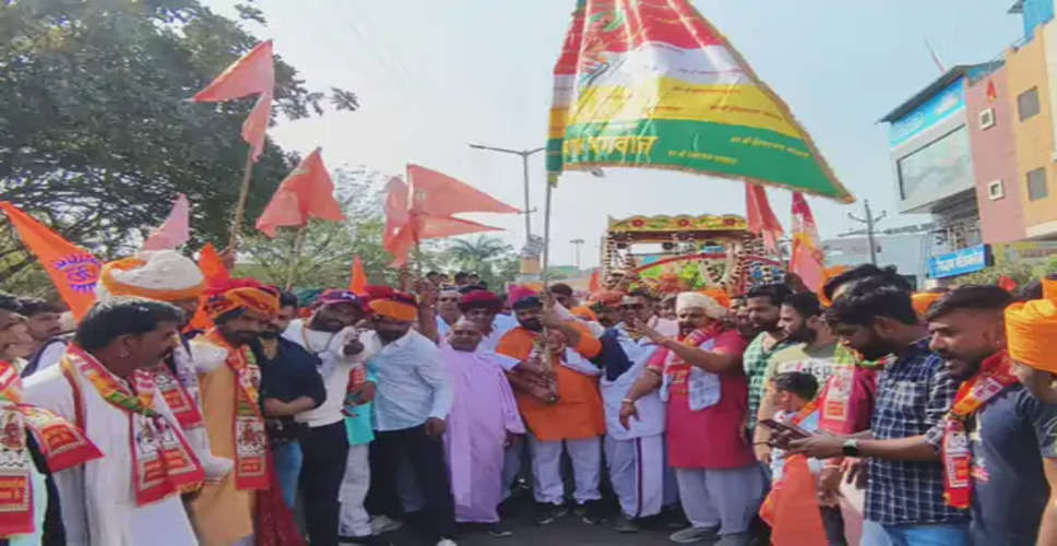Bhilwara  में भगवान देवनारायण के जन्मोत्सव पर निकाली वाहन रैली
