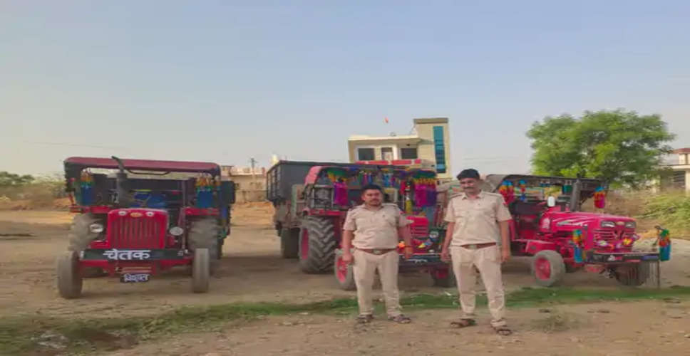 Bhilwara में अवैध खनन के खिलाफ प्रशासन सख्त, 7 वाहन जब्त
