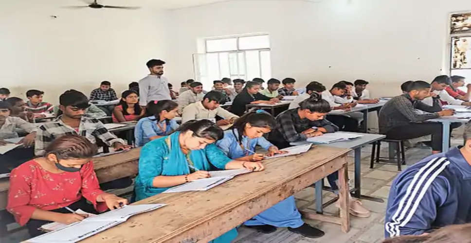 Sikar श्रीमाधोपुर में छात्रवृत्ति परीक्षा में 2492 विद्यार्थी शामिल हुए