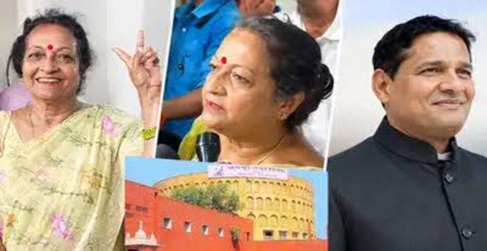 जयपुर मेयर चुनाव: सुनील कोठारी और सुनीता मावर निगम पहुंचे, बाड़ेबंदी से आएंगे पार्षद; आज होगा नए मेयर का फैसला
