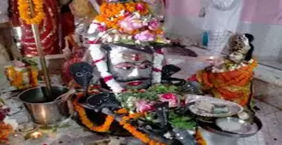 Karoli&nbsp;शिवालयों में गूंजा हर-हर महादेव, सजाई झांकी