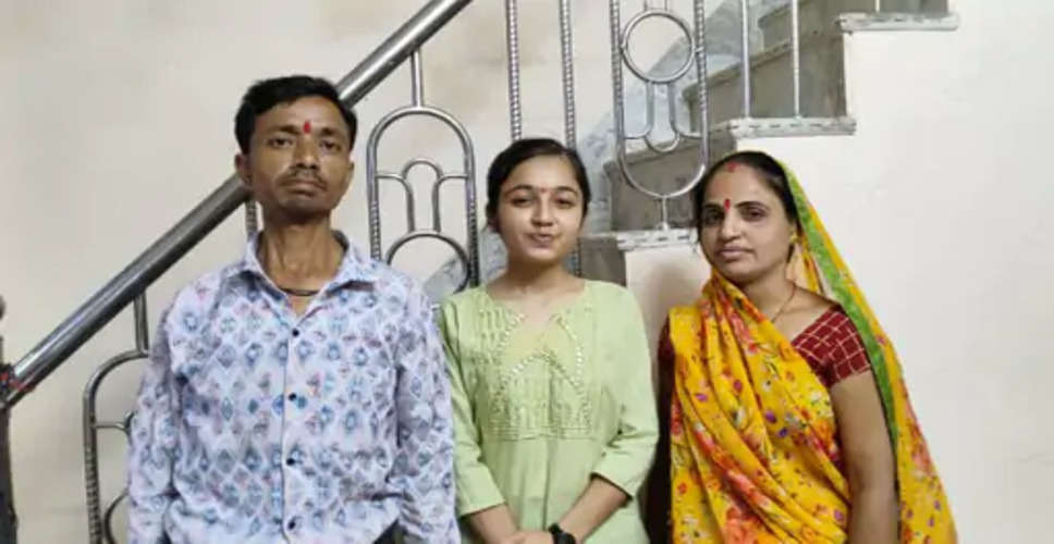Udaipur नरेगा संविदा संचालक की बेटी ने हासिल किए 97 फीसदी अंक