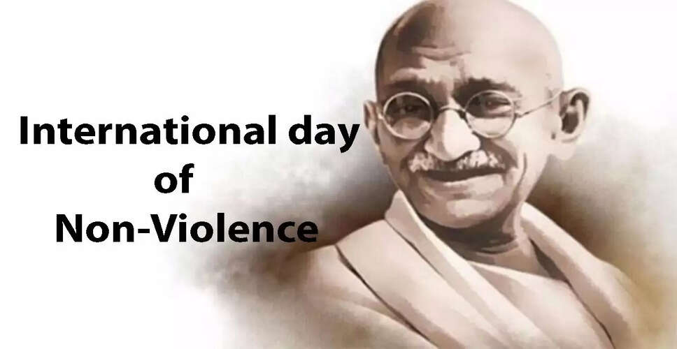 international Nonviolence Day 2022: शांति और अहिंसा का विभाग बनाने वाला देश का पहला राज्य राजस्थान- सीएम अशोक गहलोत