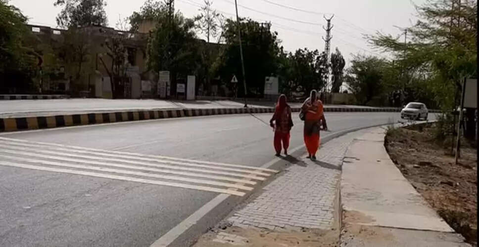 Churu&nbsp;हवा के दबाव से दिन का पारा 3.90 गिरकर 44 डिग्री हुआ