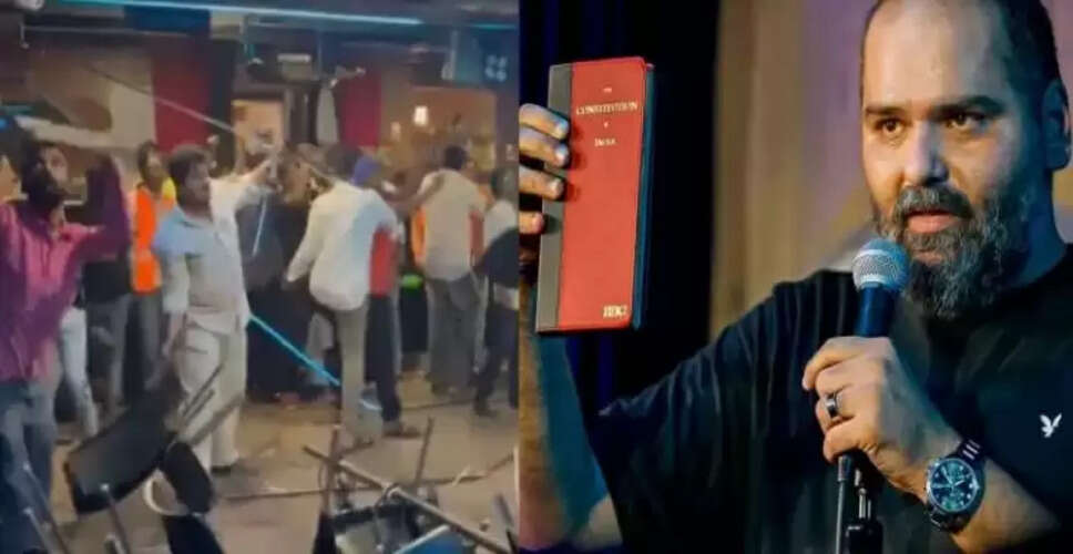 पैरोडी सॉन्ग विवाद में कुणाल कामरा के घर पहुंची पुलिस, वायरल फुटेज में देखे कामरा पर हुई FIR&nbsp;