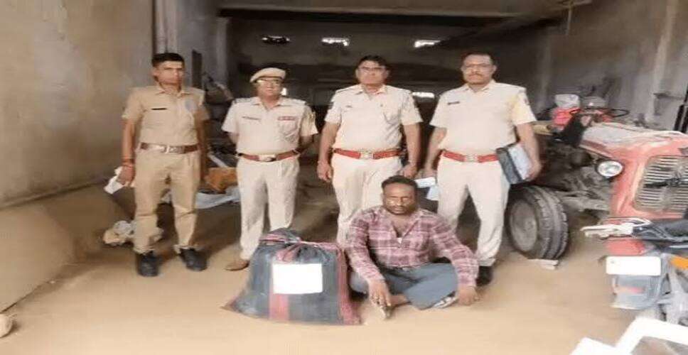 जोधपुर में पुलिस की बड़ी कार्रवाई, मकान में दबिश देकर तस्कर गिरफ्तार; 26.7 किलो अवैध डोडा पोस्त बरामद