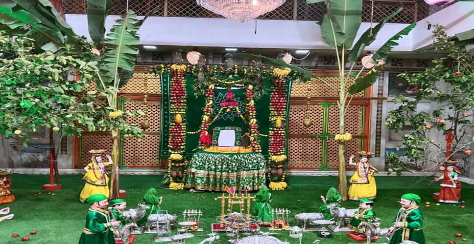 Rajsamand&nbsp;द्वारकाधीश मंदिर में 16 साल बाद 56 भोग मनोरथ, &nbsp;3 दिवसीय विवाह