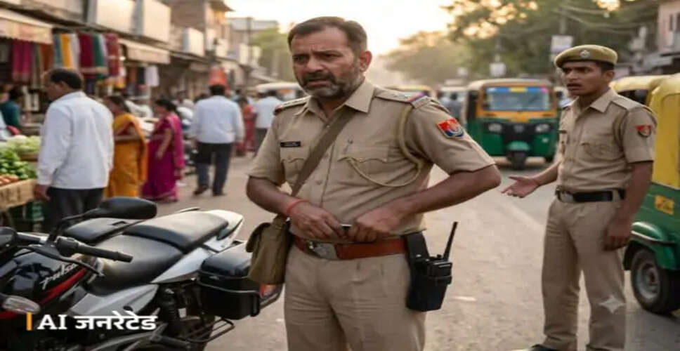 ड्यूटी के दौरान ASI का वायरलेस चोरी, एग्जाम सेंटर के बाहर ट्रैफिक संभाल रहे थे; युवक का पीछा करने में गया गायब