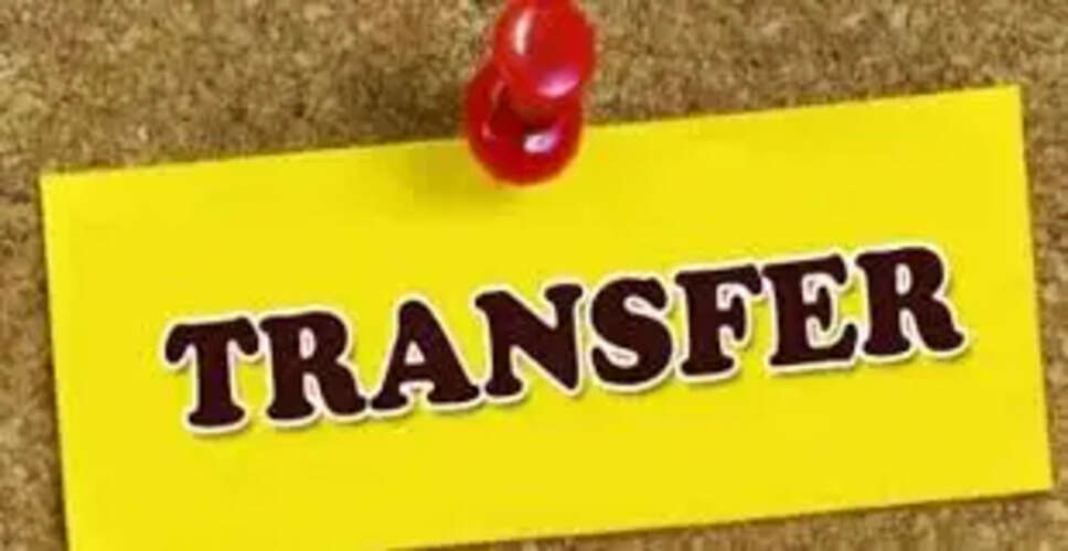 Alwar&nbsp;एसडीएम को भरतपुर कमिश्नर बनाया गया, कई अफसरों का तबादला