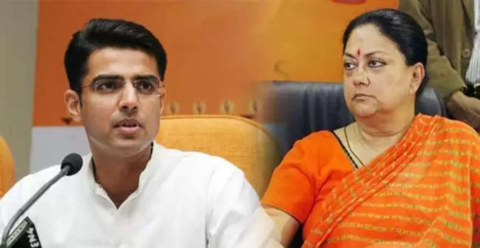 Rajasthan Politics News: पायलट के आरोप पर पूर्व सीएम राजे ने किया पलटवार, पूछा- क्या कभी दूध और नींबू रस आपस में मिल सकते हैं?