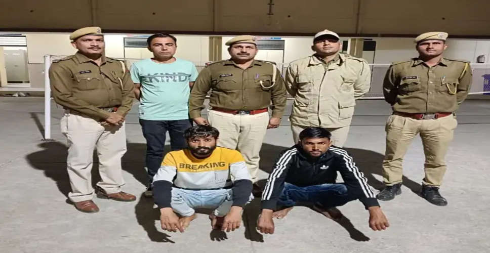 Jhalawar घर में घुसकर मारपीट के 2 आरोपी गिरफ्तार, भेजा जेल 