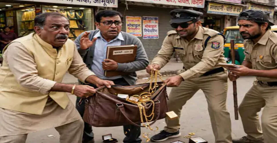सीकर में बीच सड़क पर मुनीम को थप्पड़ मारकर लूटे सोने के गहने, खुद को अधिकारी बताकर बैग चेक किया