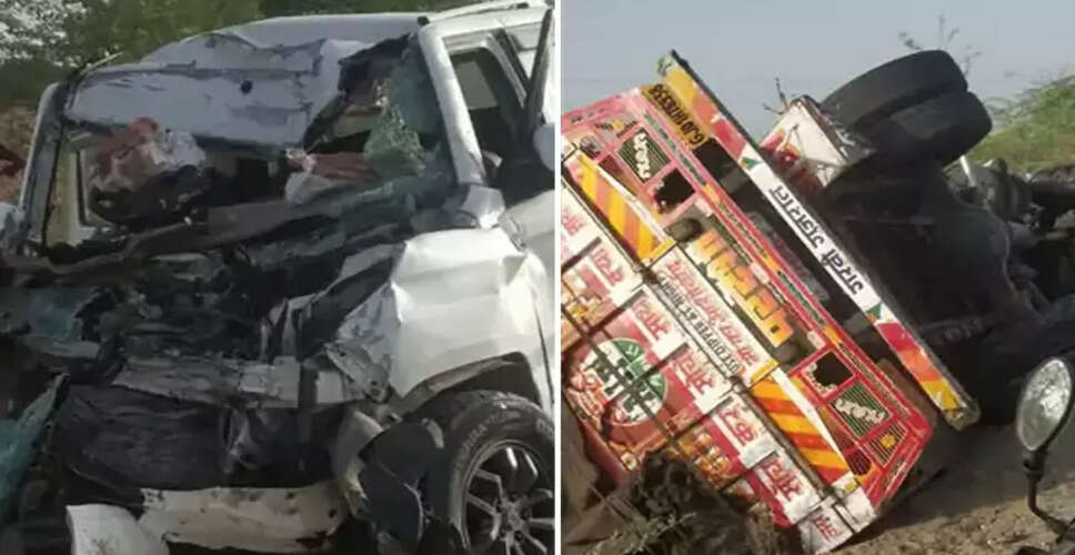 Rajasthan Breaking News: बाड़मेर में ट्रक ने मारी कार को टक्कर, हादसे में 4 लोगों दर्दनाक की मौत