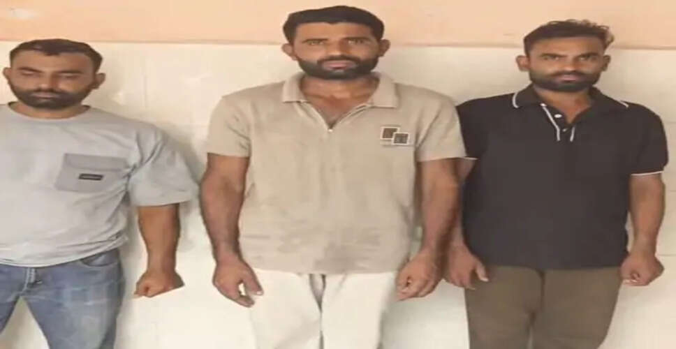 कोटा में साइलेंसर चोर गैंग का पर्दाफाश, सरगना समेत 3 आरोपी गिरफ्तार; वारदात में इस्तेमाल स्कॉर्पियो जब्त