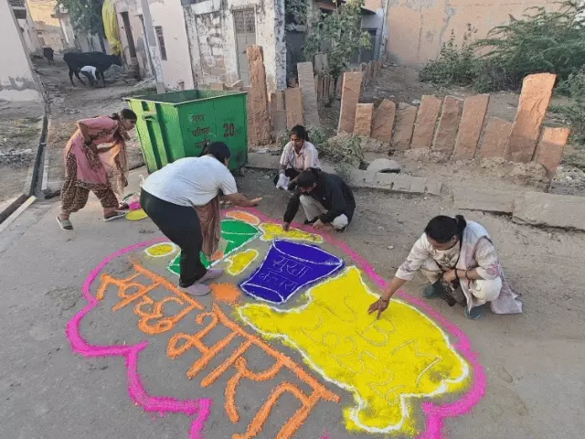 नागौर में स्वच्छता को लेकर अनूठी पहल, कार्यवाहक आयुक्त खुद उतरे सड़कों पर