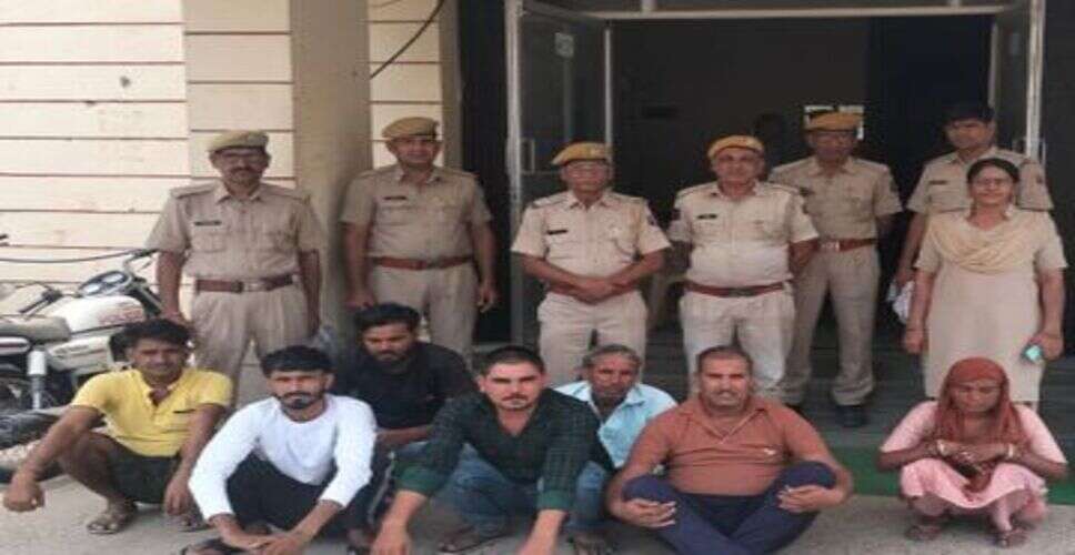 झुंझुनूं में पुलिस का एरिया डोमिनेशन अभियान, 436 स्थानों पर दबिश