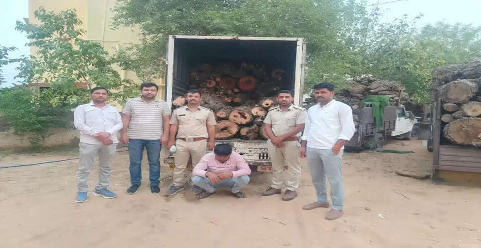 डाक पार्सल बना तस्करी का जरिया! राजस्थान के इस जिले&nbsp;में 30 क्विंटल खेजड़ी की लकड़ी जब्त, हरियाणा जा रही थी खेप