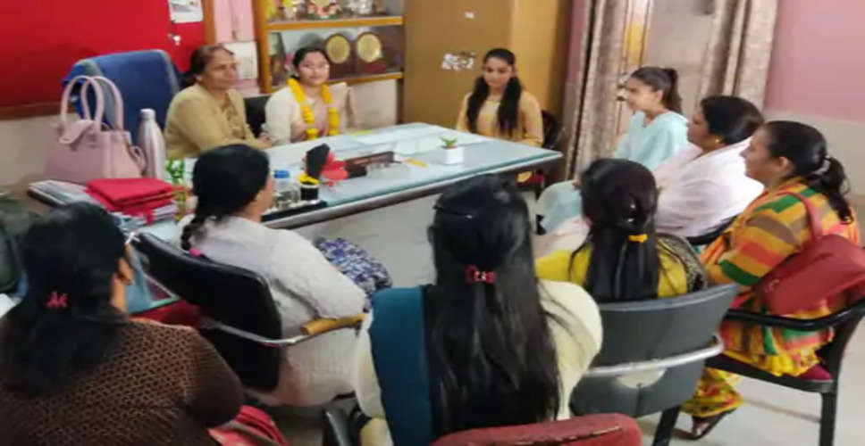 Bhilwara महिला दिवस पर संस्था की मुखिया बनी छात्रा नीतू कुमारी