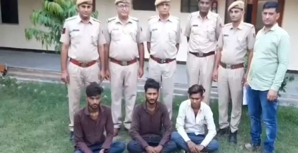 Jalore पुलिस ने नकबजनी की वारदात का किया पर्दाफाश, 3 आरोपियों को किया गिरफ्तार