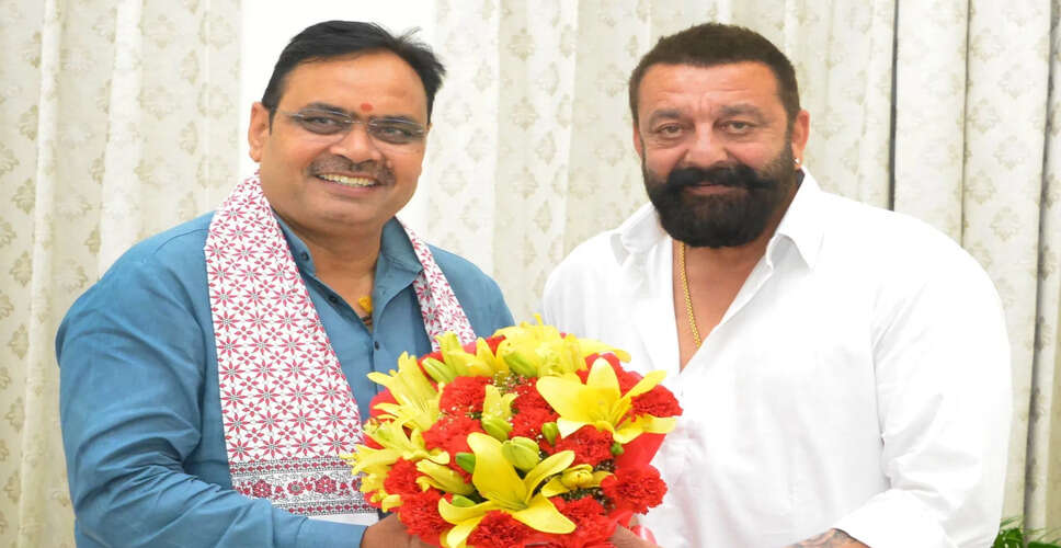 संजय दत्त ने सीएम भजनलाल शर्मा से की मुलाकात, जानिए नेता और अभिनेता के बीच क्या रहा बातचीत का मुद्दा ?