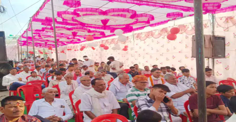 Bharatpur बयाना में मनाया परशुराम जयंती महोत्सव, लोगो में उत्साह 