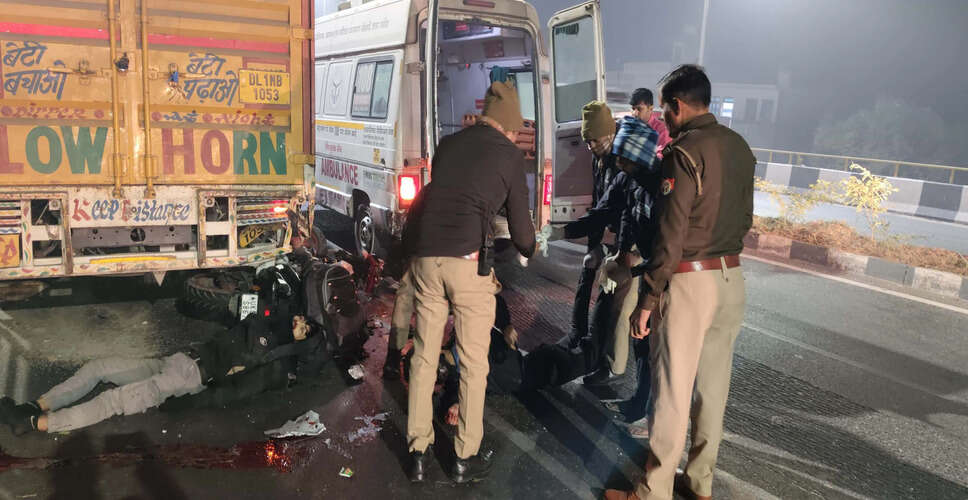 सड़क हादसे में नाबालिग की मौत, साथी गंभीर घायलसड़क हादसे में नाबालिग की मौत, साथी गंभीर घायल