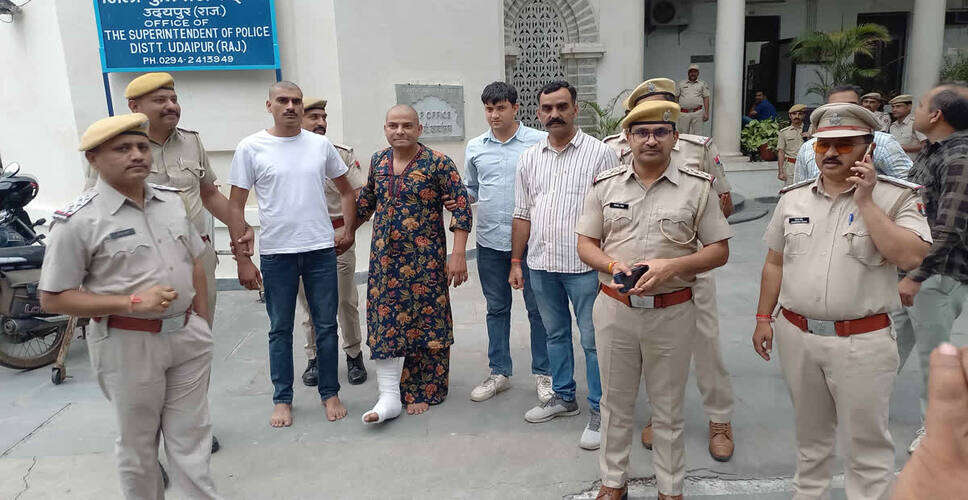 उदयपुर में फिल्मी अंदाज में गिरफ्तारी: नाकेबंदी देखकर भागा आरोपी, महिला थानाधिकारी ने दौड़कर दबोचा