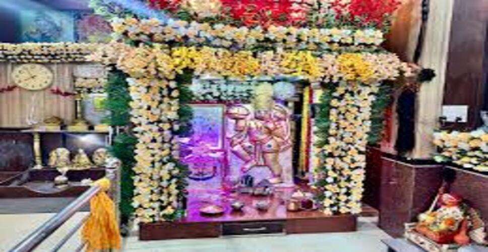 भीलवाड़ा में श्रीहनुमान महोत्सव पर अनोखा श्रृंगार, हनुमान जी को काजू-बादाम और अखरोट का चोला पहनाया गया