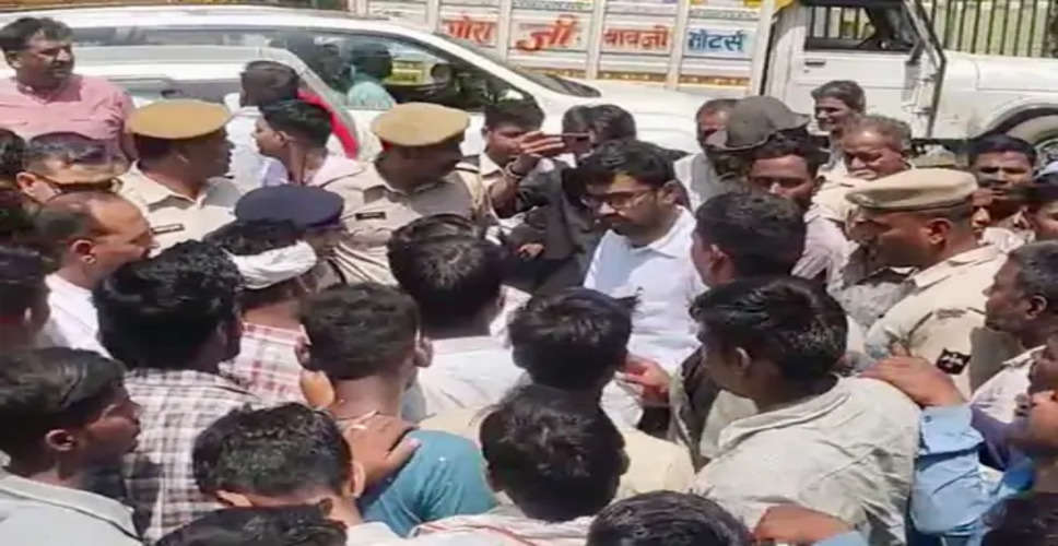 Bhilwara सब्जी विक्रेताओं के प्रदर्शन पर पुलिस ने लाठीचार्ज किया