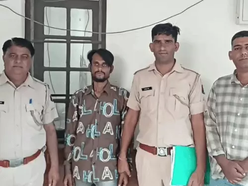 अजमेर में निर्माणाधीन मकान में चोरी का आरोपी गिरफ्तार, LED टीवी और ड्रिल मशीन समेत सामान बरामद