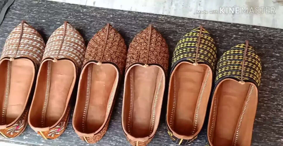 राजस्थान के इस शहर में मिलती है भीनमाल की प्रसिद्ध जूती, कशीदाकारी ऐसी की लोग हो जाते हैं दीवाने 