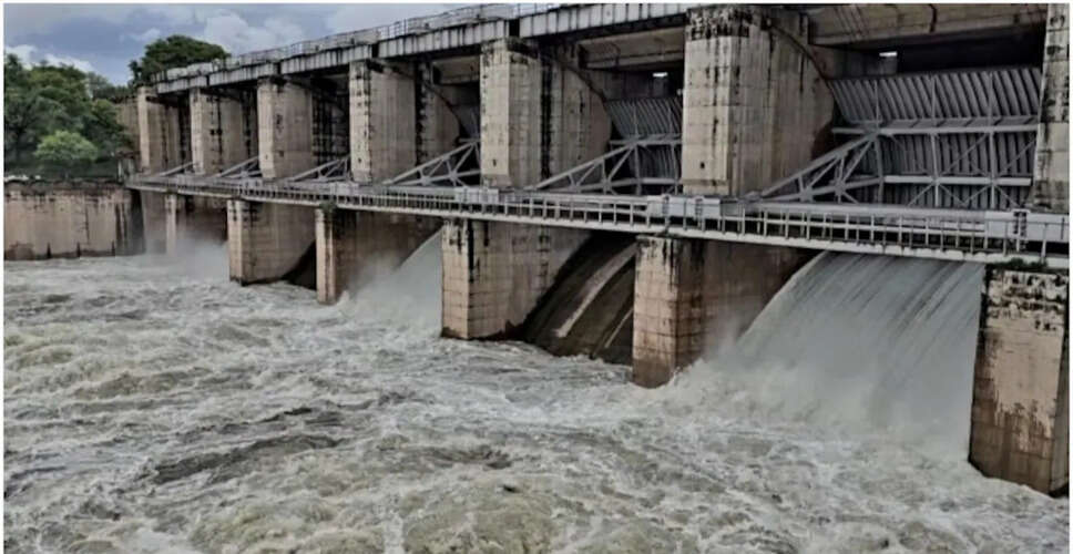 पांचना बांध का जलस्तर बढ़ा, तीन गेट खोलकर निकासी शुरू, अलर्ट जारी&nbsp;