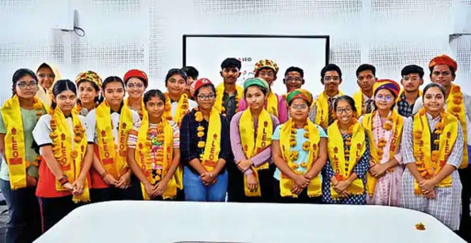 Banswara लियो इंटरनेशनल स्कूल में प्रतिभावान विद्यार्थियों को सम्मानित किया