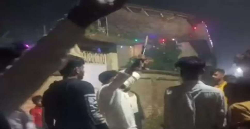 डीग में युवक का बंदूक लहराते हुए फायरिंग का वीडियो वायरल, पुलिस ने दो युवकों को लिया हिरासत में