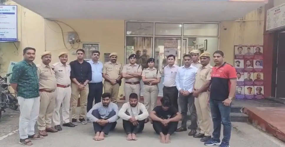 Bhilwara पुलिस ने करोड़ों रुपए की चोरी का किया खुलासा, तीन बदमाश गिरफ्तार