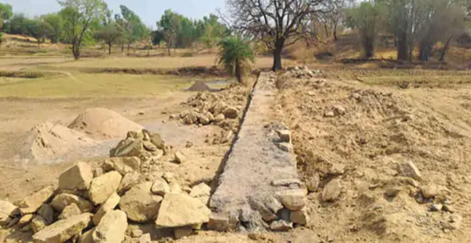 डूंगरपुर में मनरेगा चेकडेम निर्माण पर अनियमितताओं के आरोप, ग्रामीणों ने उठाई जांच की मांग