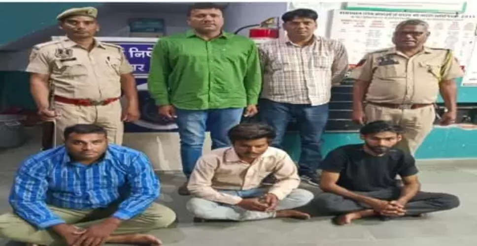 Jaipur में कार चोरी करने वाले दो बदमाश गिरफ्तार