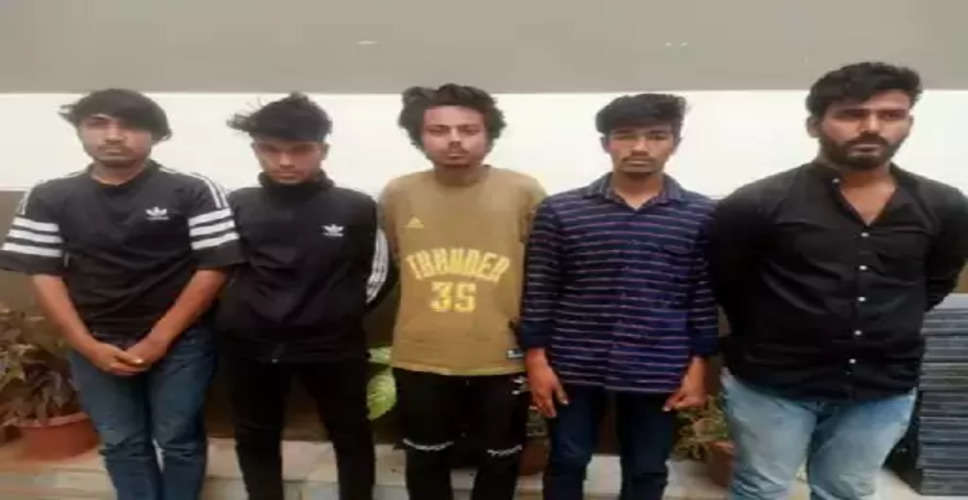 Ajmer भूमिगत केबल चोरी करने व खरीदने वाले पांच आरोपियों को पुलिस ने किया गिरफ्तार